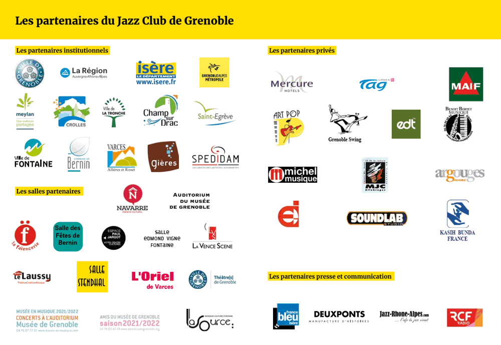 Partenaires du Jazz Club de Grenoble