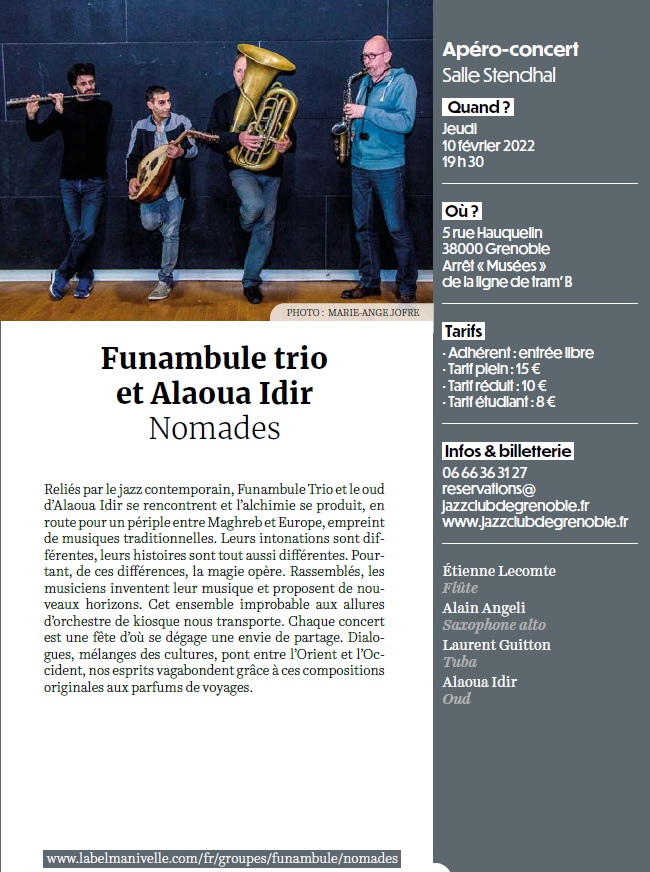 Funambule Trio et Alaoua Idir