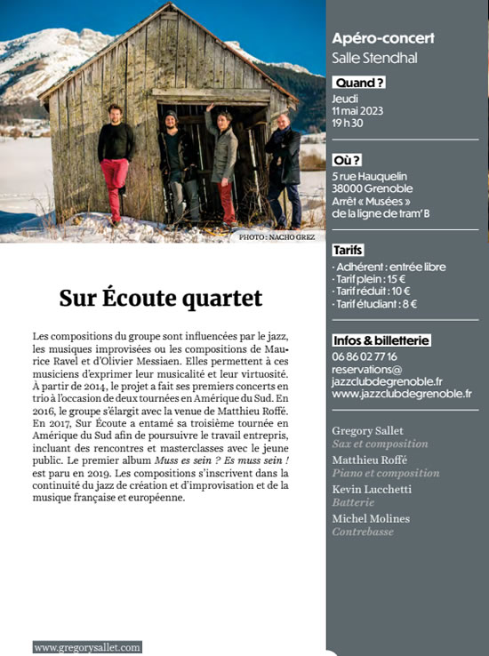 Sur Ecoute quartet