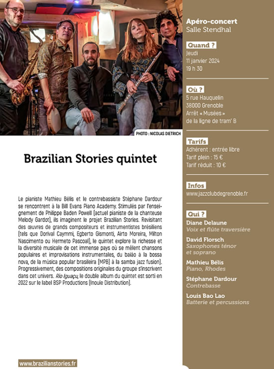 Brazilian Stories quintet