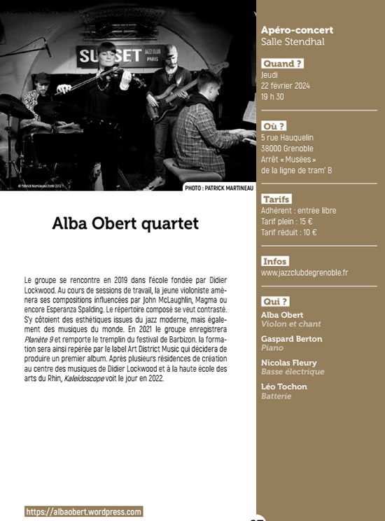 Alba Obert quartet