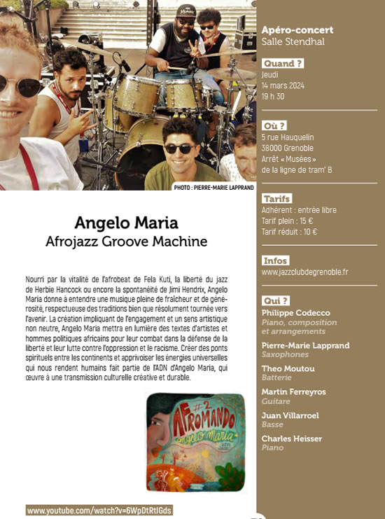 Angelo Maria Afrojazz Groove Machine