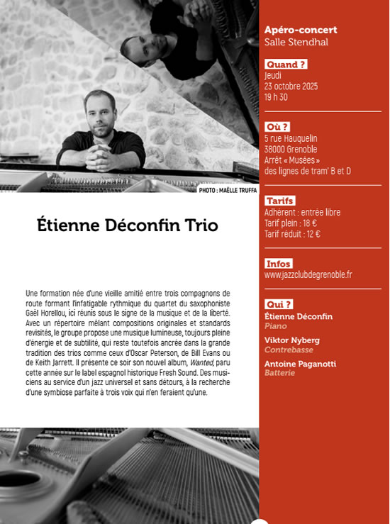 Étienne Déconfin Trio