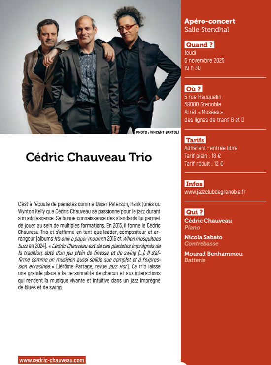 Cédric Chauveau Trio