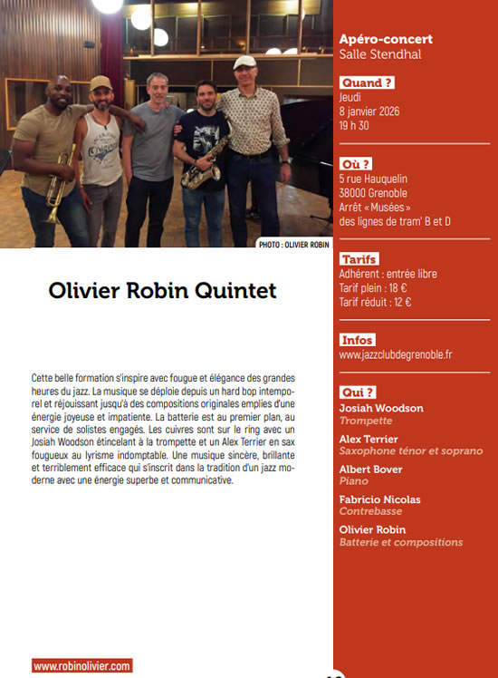 Olivier Robin quintet