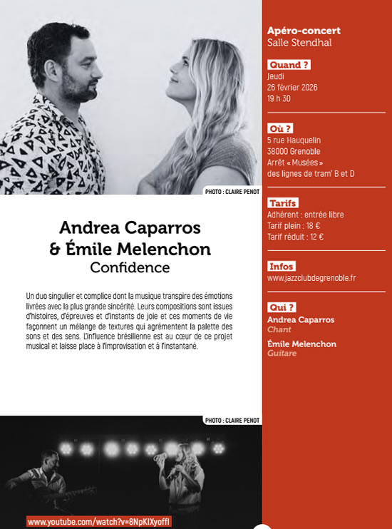 Andrea Caparros & Émile Melenchon